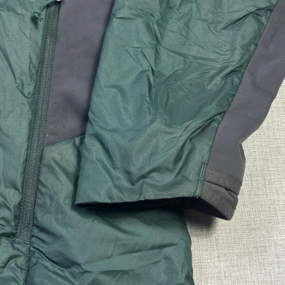 REI Co-Op Primaloft Jacket Mens XL Green Puffer Hooded Insulated Full Zip